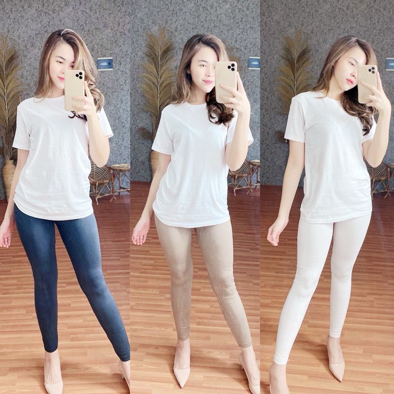 Leging Panjang Spandek Premium Standar dan jumbo Celana Legging Polos Kaos Dewasa