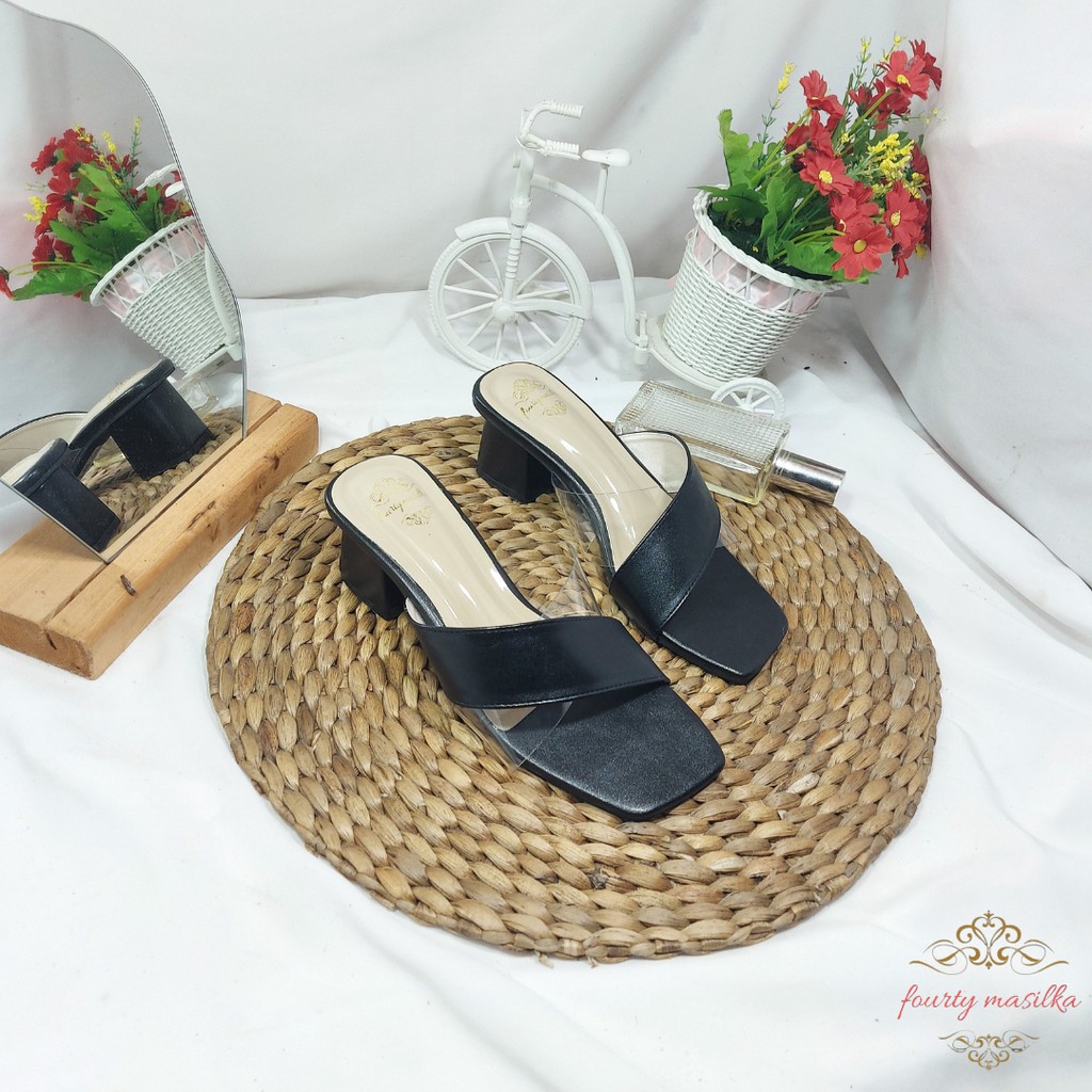 RHM Sandal Wanita Chunky Heels LIONY