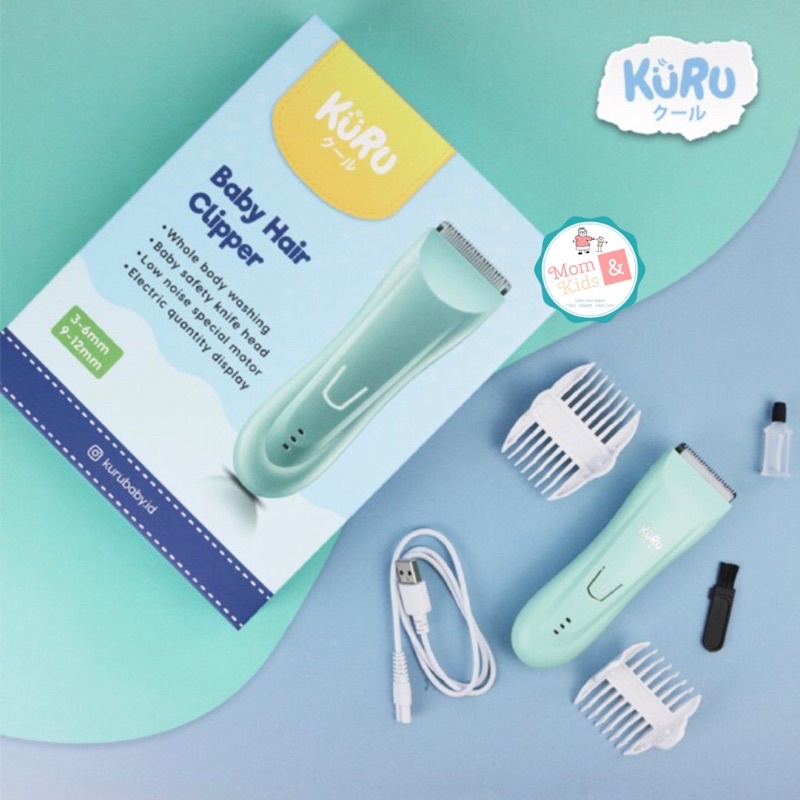 Kuru Electric Baby Hair Clipper - Alat Cukur Rambut Bayi Elektrik