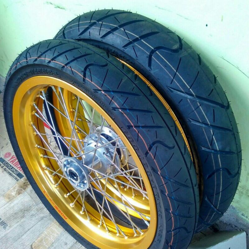 ban set roda set velg set supermoto klx gold