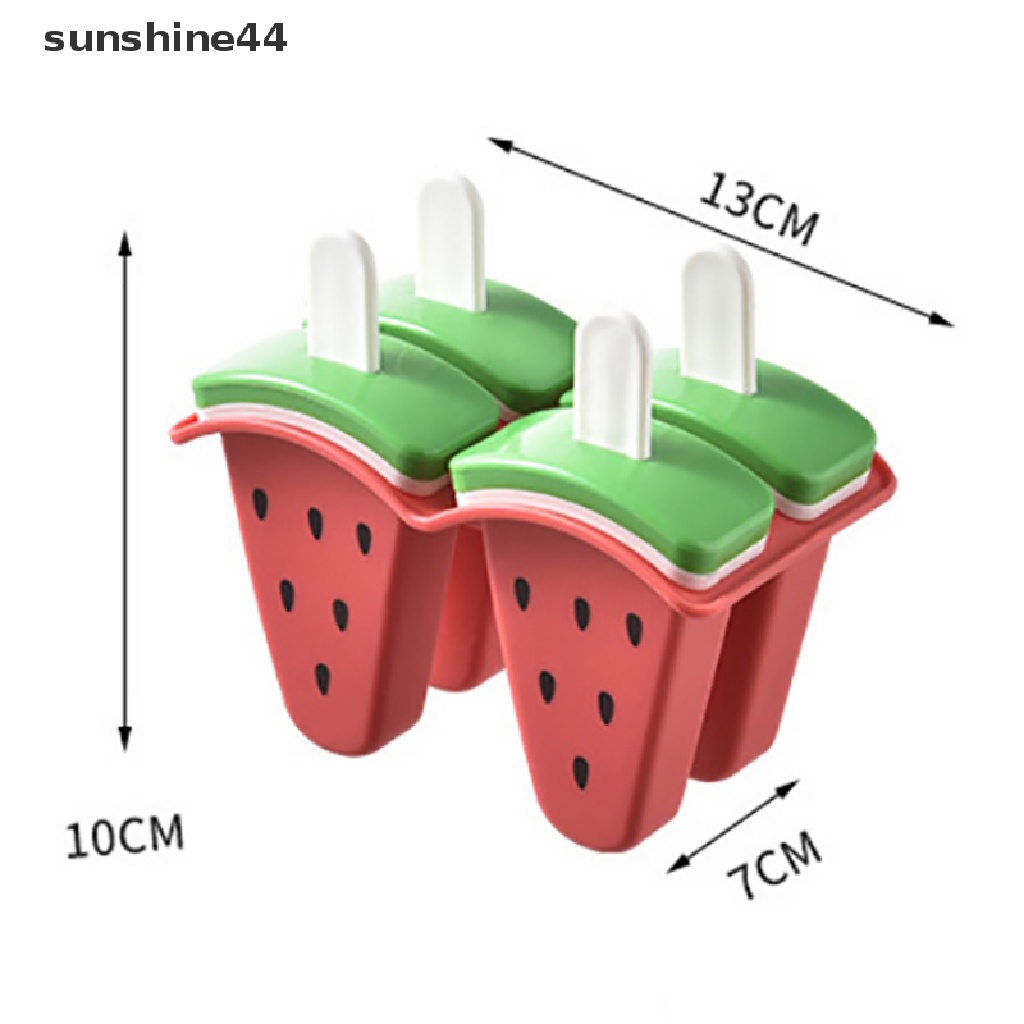 Sunshine Cetakan Es Krim Popsicle Homemade DIY Bentuk Semangka