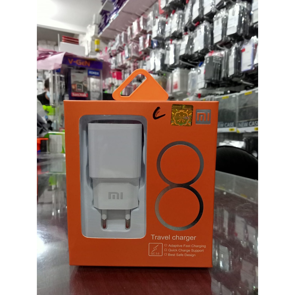 Charger REDMI 8 Kabel Data Micro Type C Quick Charge 3A Travel Adapter Fast Charge