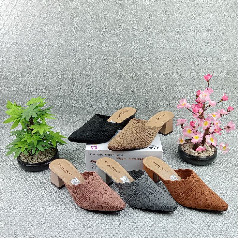 Selop Wanita / Bustong Wanita / Sandal Terbaru Wanita Upper Rajut Import WEA 02