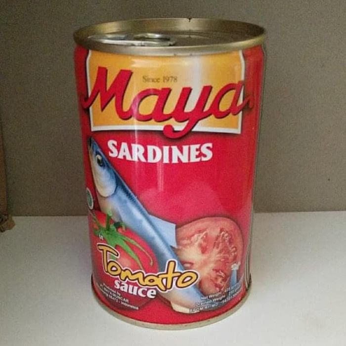 

Da202X6 Sardines Maya Sarden Saus Tomat 425Gr Ikan Kaleng Harga Grosir Murah Xa20X1