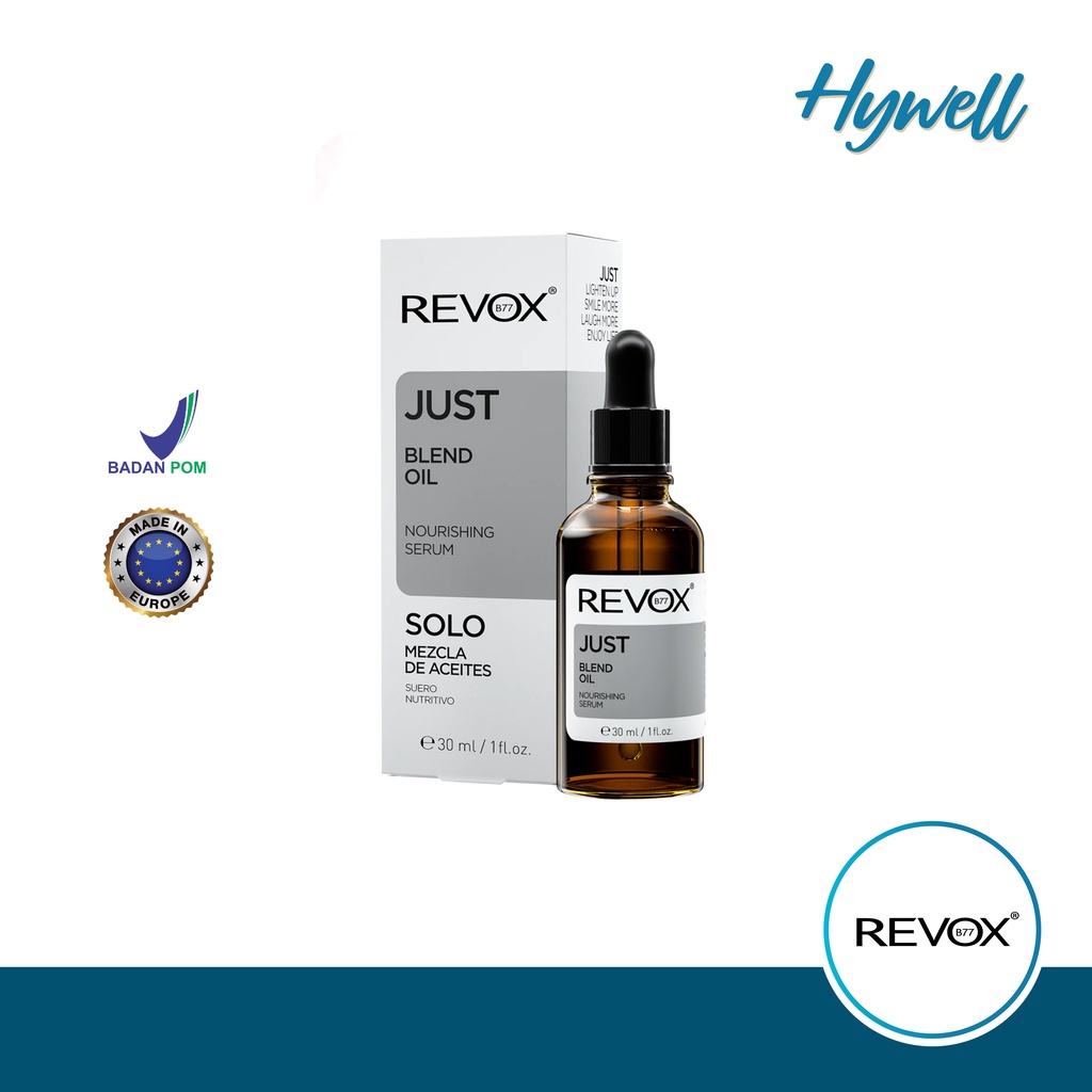 REVOX B77 JUST Blend Oil 30ml | Serum Minyak Menutrisi Melembabkan Wajah Kenyal