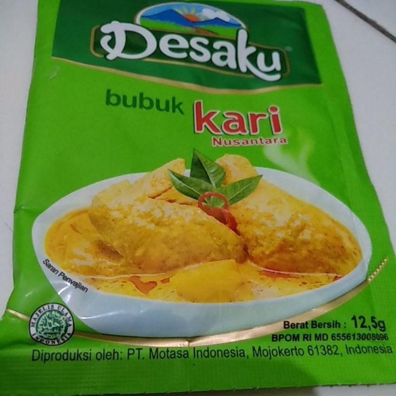 Bumbu Kari Bumbu Desaku Bumbu Bubuk Instant EKONOMIS Murah