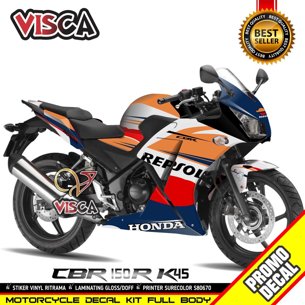 Decal CBR K45 Full Body Repsol