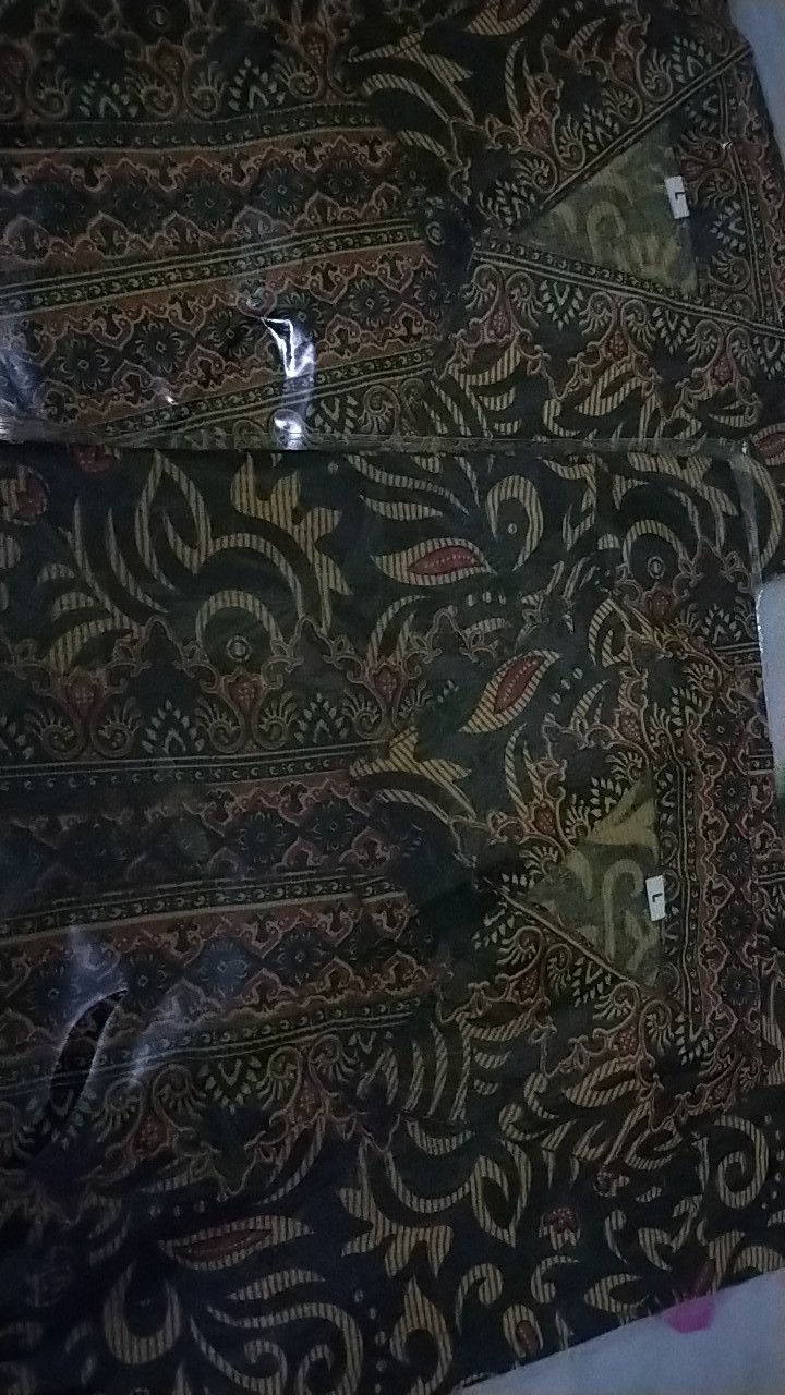 (ori _6 Varian Warna) Wou Batik Couple Amalia Brokat -modern Batik Sarimbit Brokat Kebaya - Bs072