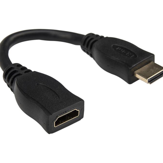 Kabel HDMI M-F / Kabel HDMI extension / Kabel perpanjangan HDMI - 30 cm