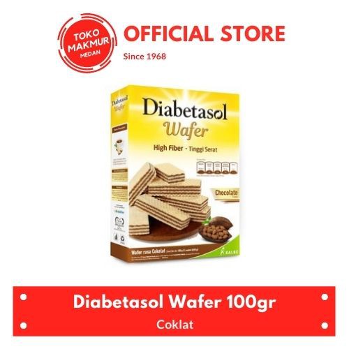 

DIABETASOL WAFER COKLAT 100GR (2 SACHET X 50GR)