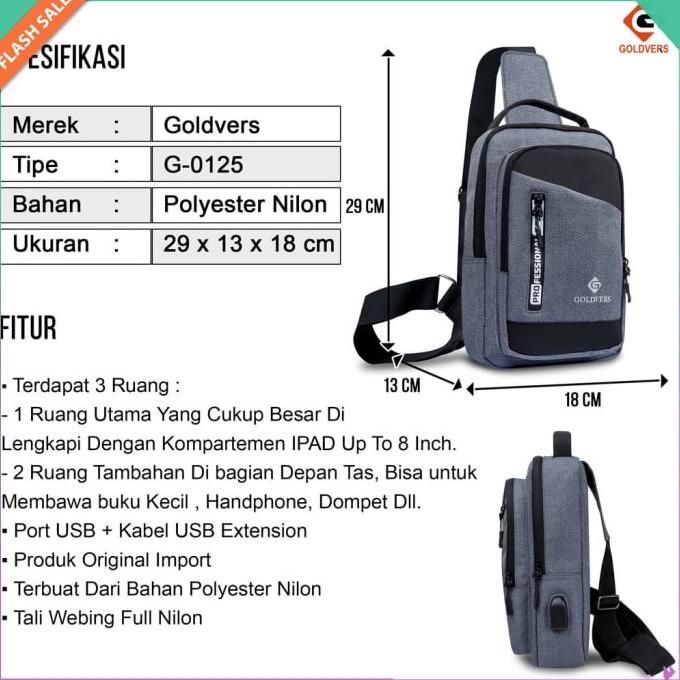 Yb618 Ey01 Tas Slempang Pria Jinpaidi Original Import High Quality Fre Tsp76817
