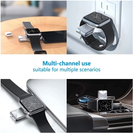 Elavo Mini USB Charger apple watch series 6 5 4 3 2 portable charging wireless powerbank jam iwatch