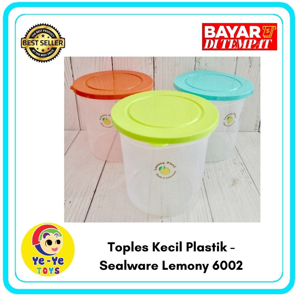 Toples Kecil Plastik - Sealware Apple Bulat - Lemony 6002