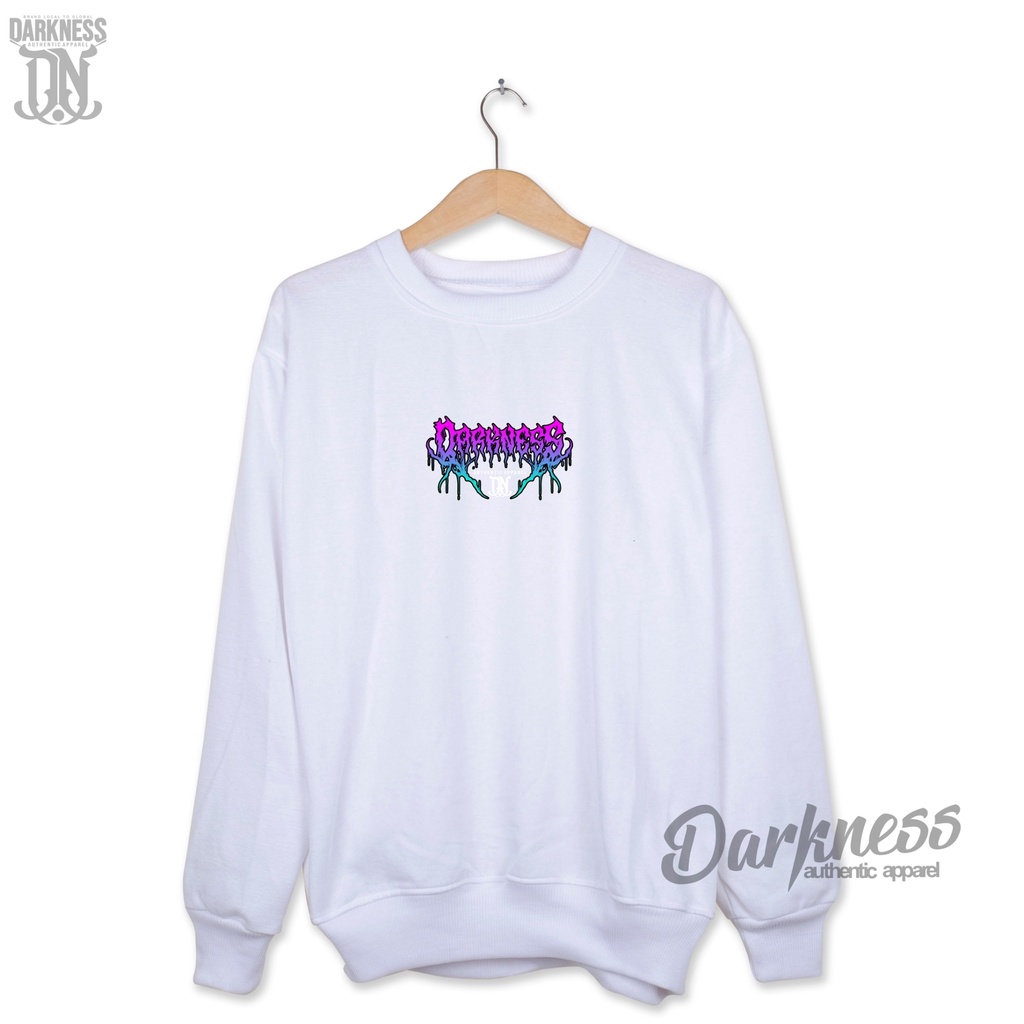 Crewneck Oblong Pria Premium Brand Lokal Darkness Apparel Sweatshirt Oversize Ukuran M L XL XXL Bahan Cotton Flace Gramasi 280 Switer Crewneck Sablon Simple Bisa Cod Bayar Ditempat Hight Quality