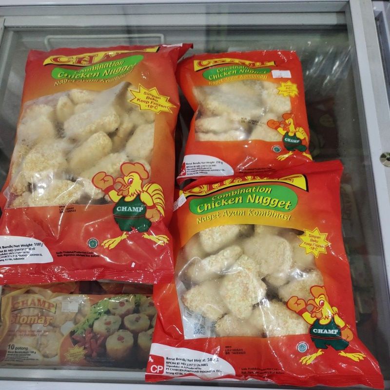 

champ chicken nuggets 900gr/450gram/225gram