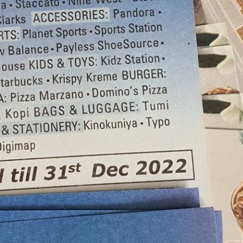 

● promo gift map biru ♞