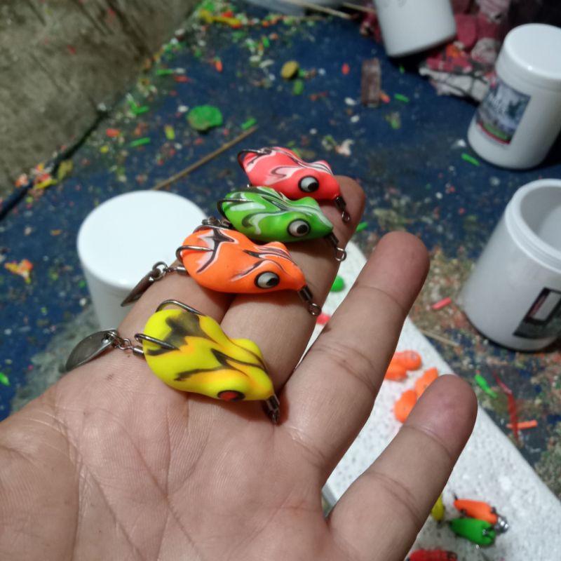 soft froggy / soft frog umpan casting / umpan ikan gabus