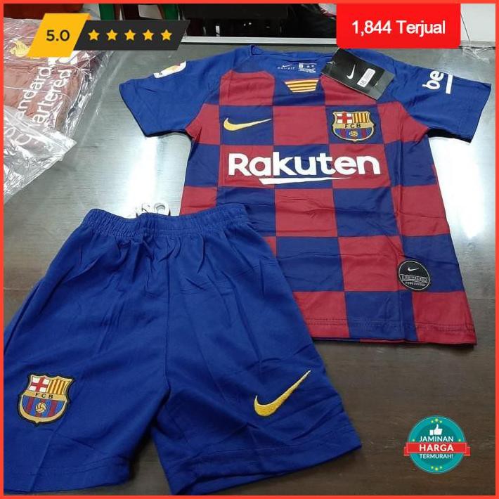 Jersey Baju Bola Barca Home Kids Anak 2019/2020 Grade Ori Terlaris