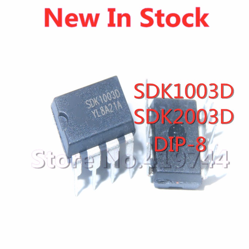 5pcs / LOT Sparepart Komponen Elektronik Chip IC Power Control xqx ^ SDK1003D SDK2003D DIP-8