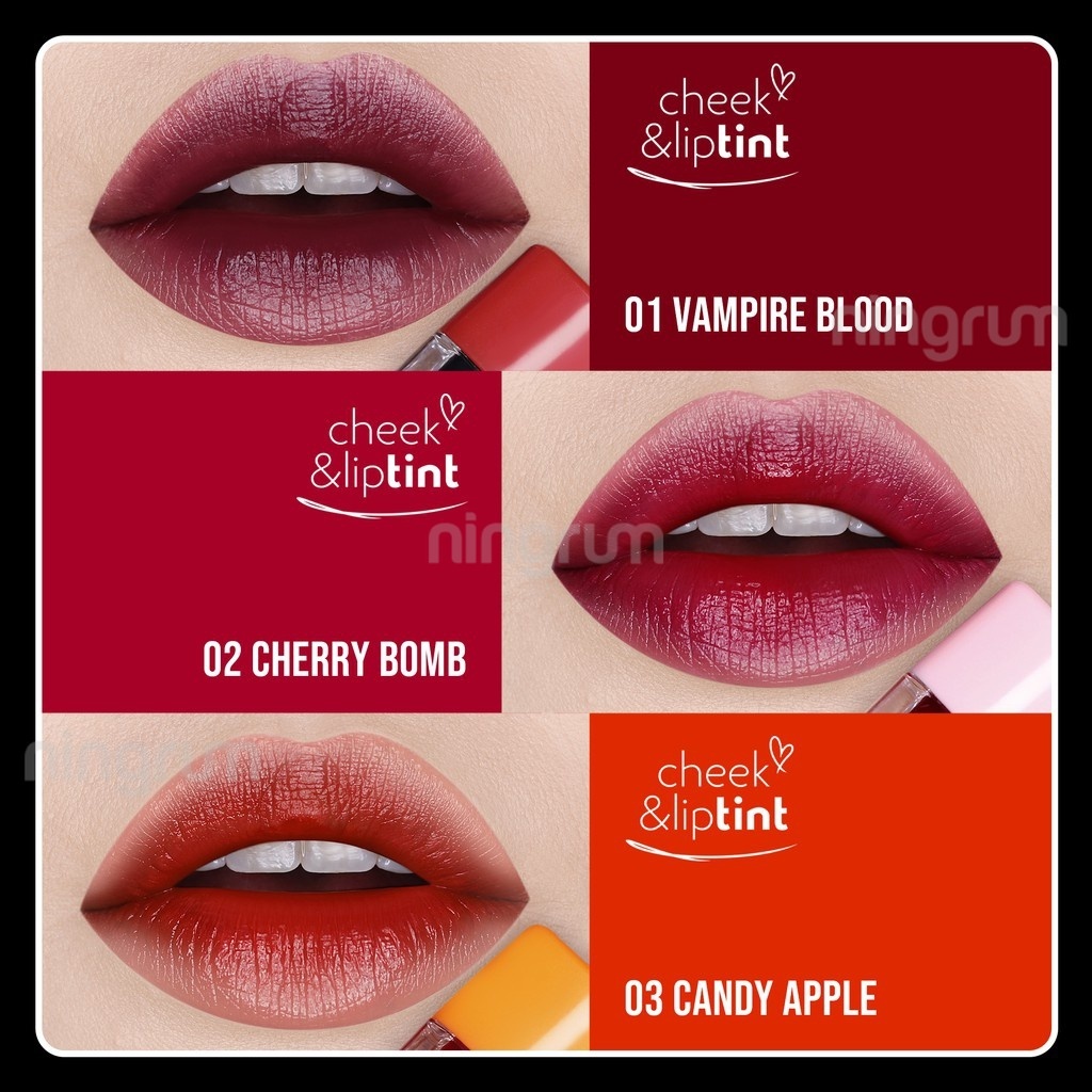 Ningrum Implora Cheek and Lip tint - Kosmetik Bibir Lip Tint Implora Liptint Bpom Implora Ice Cream - 5106