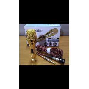 Microphone SoundBest ZR 8 Mic kabel Murah Gold Colour dan Murah