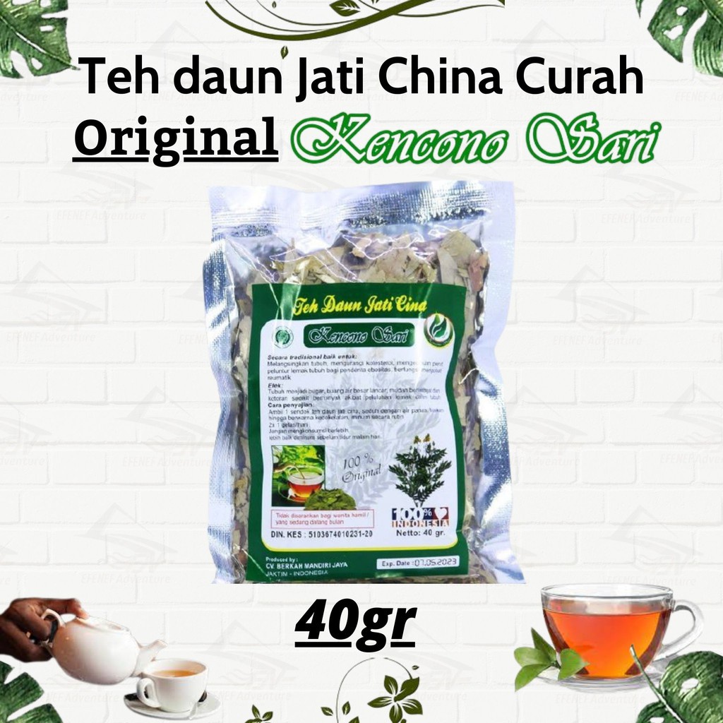 

Teh Jati Cina Awur Kencono Sari | Daun Jati Cina Curah