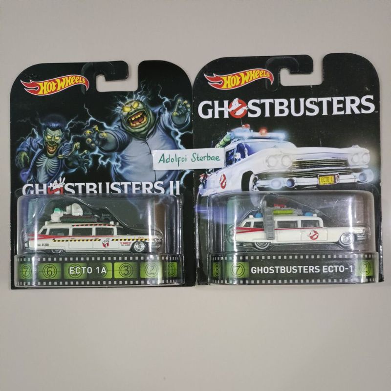 hotwheel hot wheels premium Ghostbusters Ecto-1 Ecto 1A ecto 1 edisi Ghostbusters II real riders ban