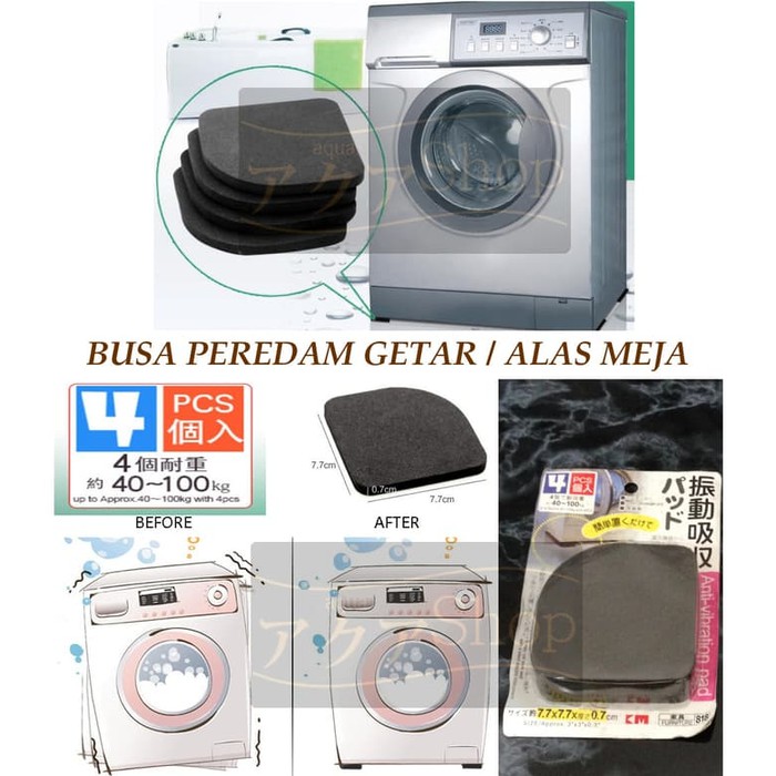 Alas mesin cuci anti getar vibration pad penyangga peredam getaran