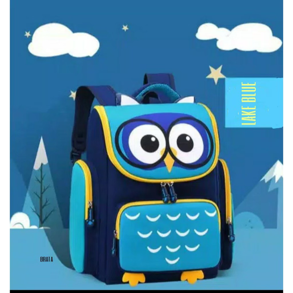 Tas ransel anak serbaguna model Owl cute