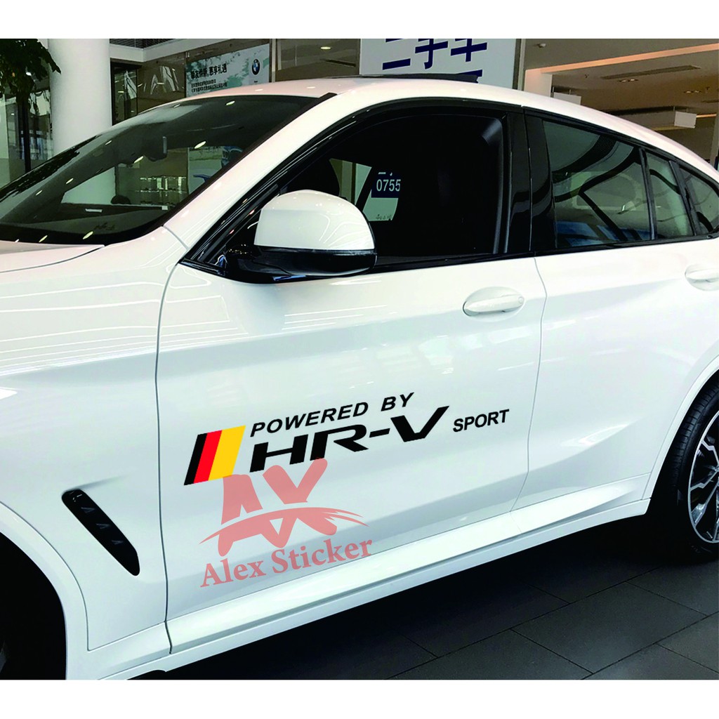 stiker sticker keren cutting stiker mobil honda hrv cutting stiker bodi