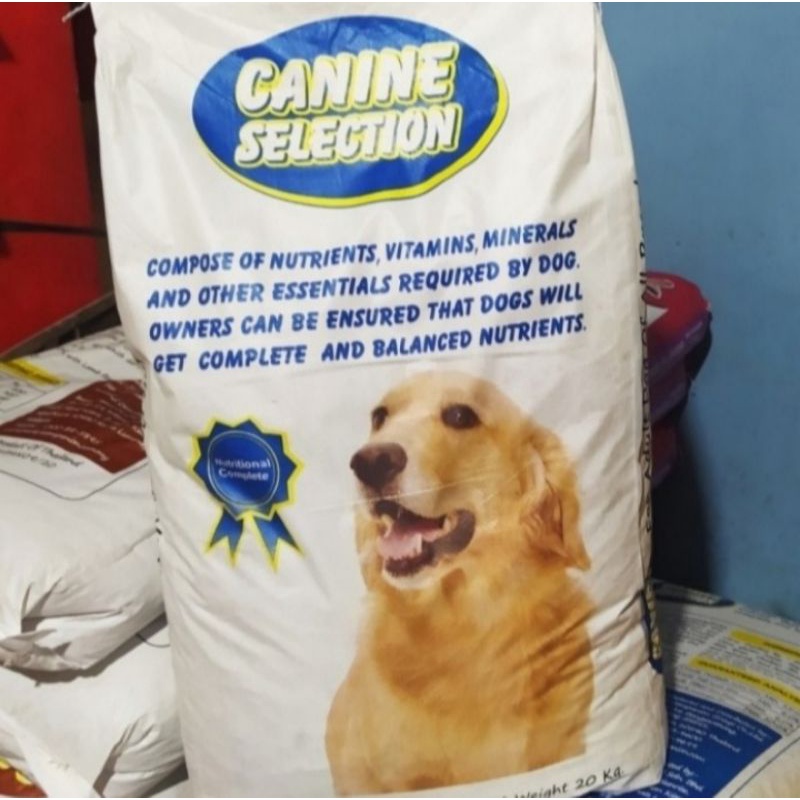 Grab gojek dog food canine selection 20kg chicken