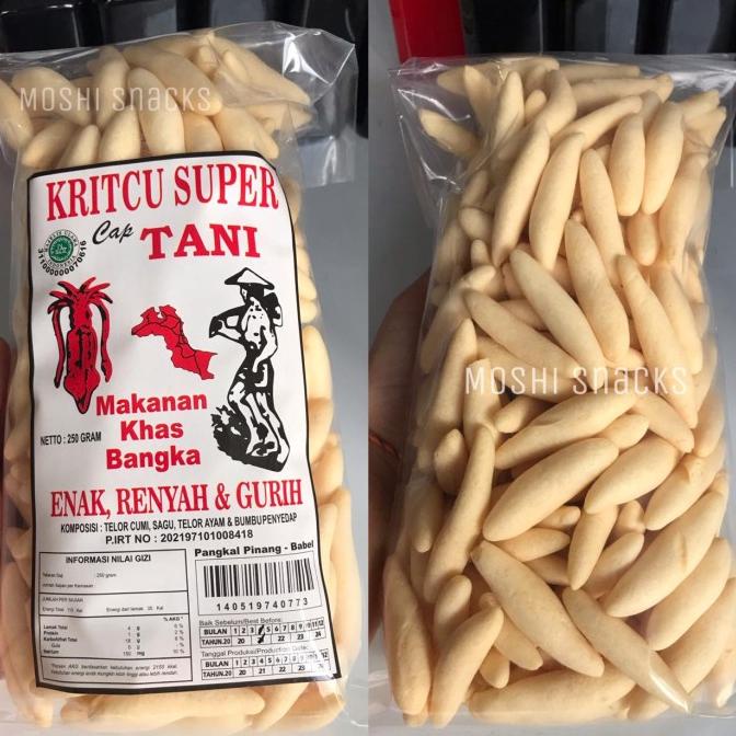 

Kritcu Super Telur Cumi Cap Tani 250Gr Asli Bangka / Stick Cumi Halal