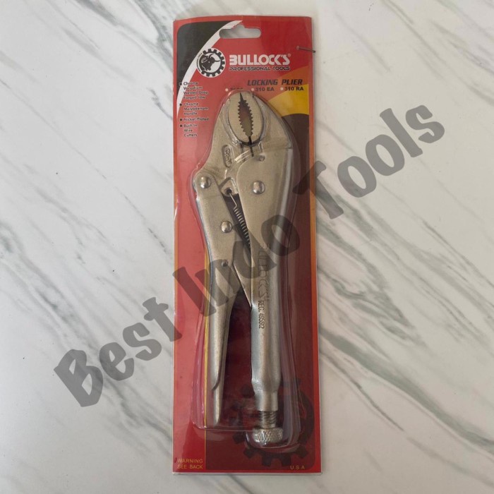 TANG BUAYA BULLOCKS BENGKOK ; LURUS LOCKING PLIER STRAIGHT CURVE JAW