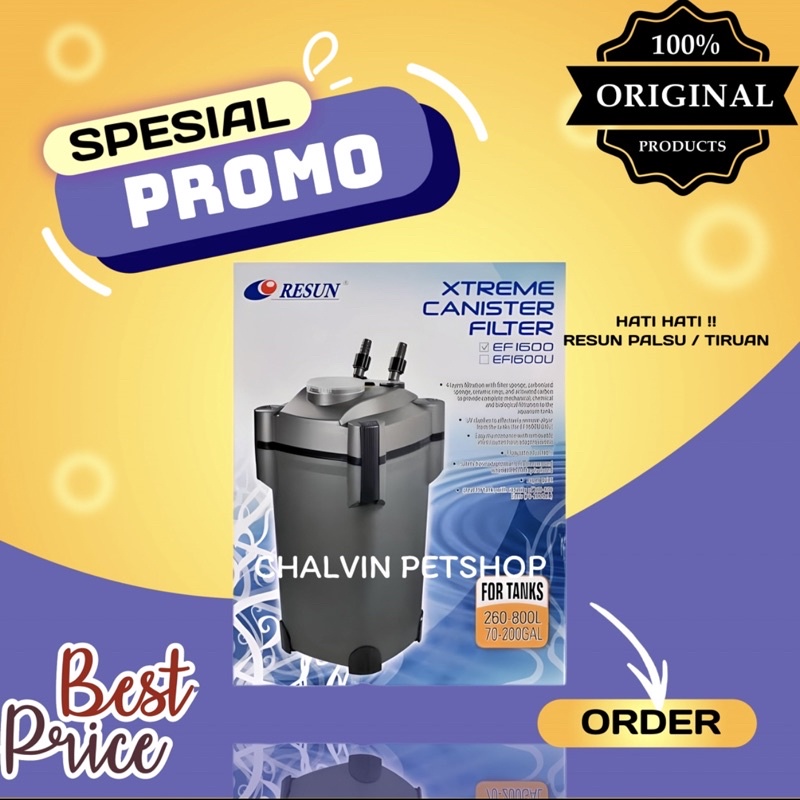 Xtreme Canister Filter Resun EF-1600