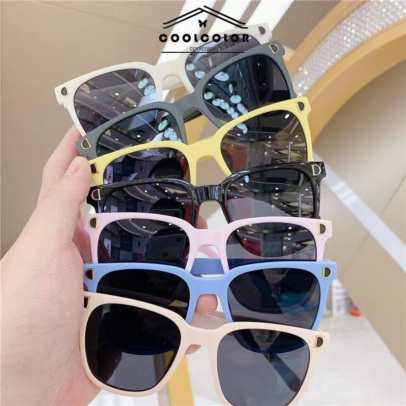 COD Kacamata Fashion Anak Laki-laki Perempuan Universal Anti-UV Street Shooting Sunshade Sunglasses- cl