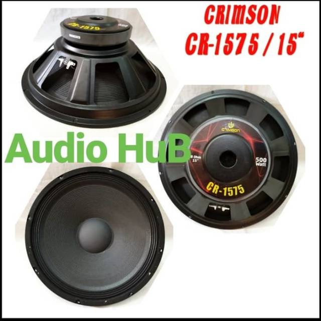 KOMPONEN SPEAKER CRIMSON CR1575 15 INCH ISI 1 BUAH CR 1575 BODI KALENG