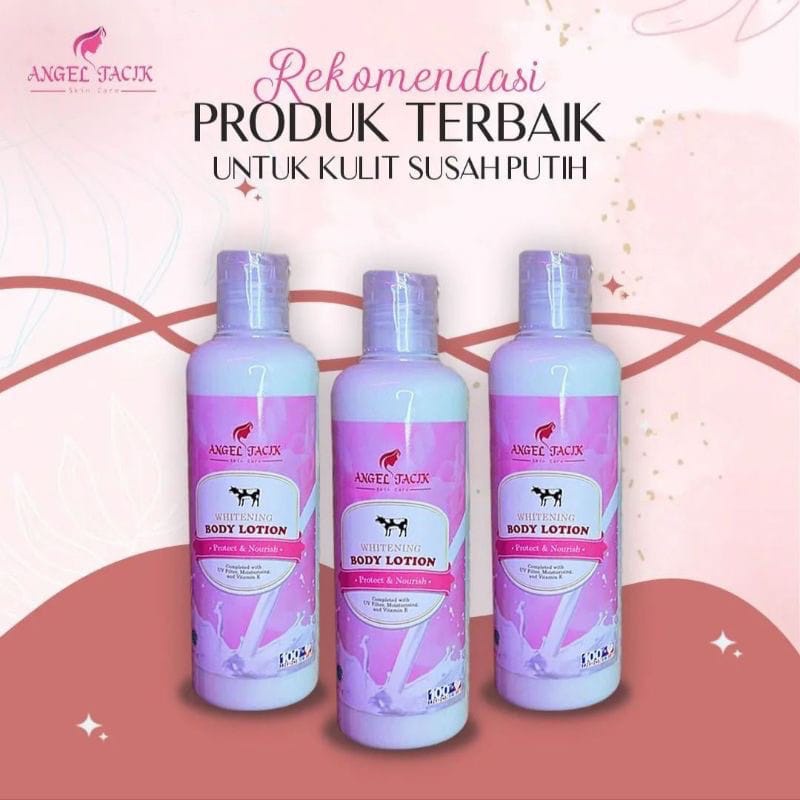 Handbody Lotion Angel Tacik| Whitening Pemutih Kulit Pemutih Badan BPOM Handbody Whitening Hb