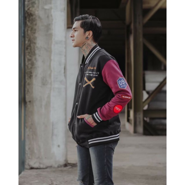 Jacket Varcity Kekinian.Varcity Murah.Varcity Keren.Jacket COD