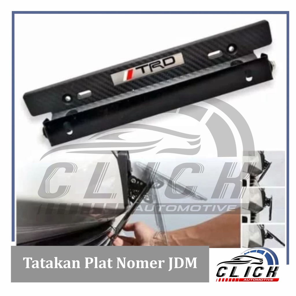 Tatakan Plat Nomer JDM / Dudukan Plat Nomer JDM / Plat JDM Carbon