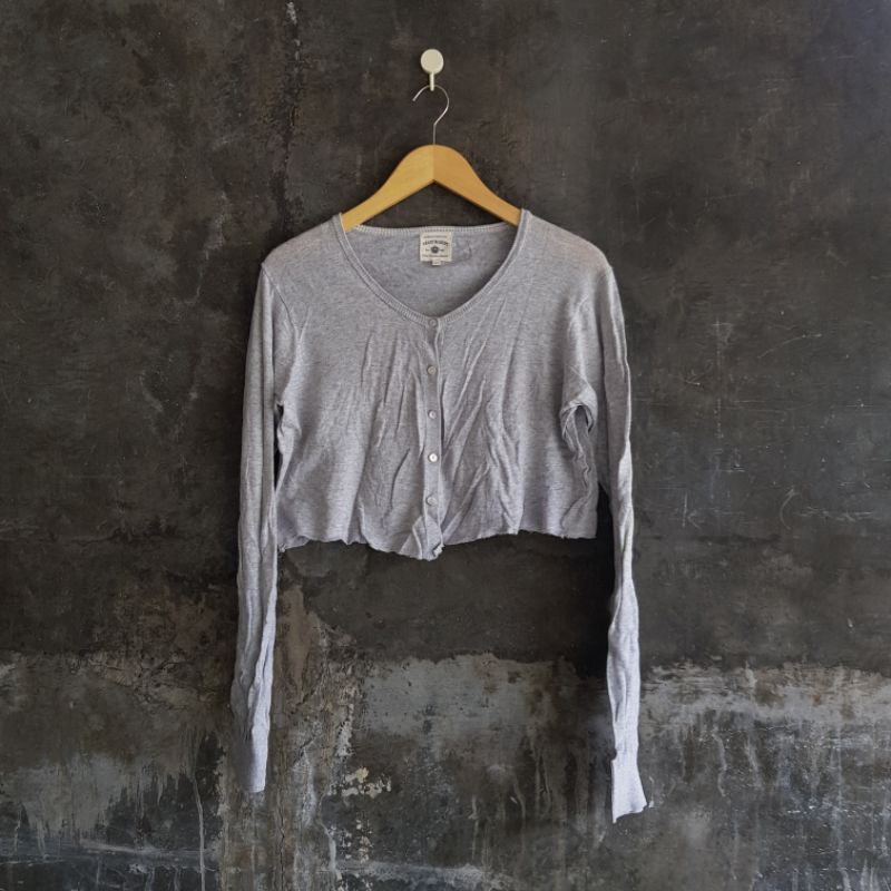 preloved crop cardigan