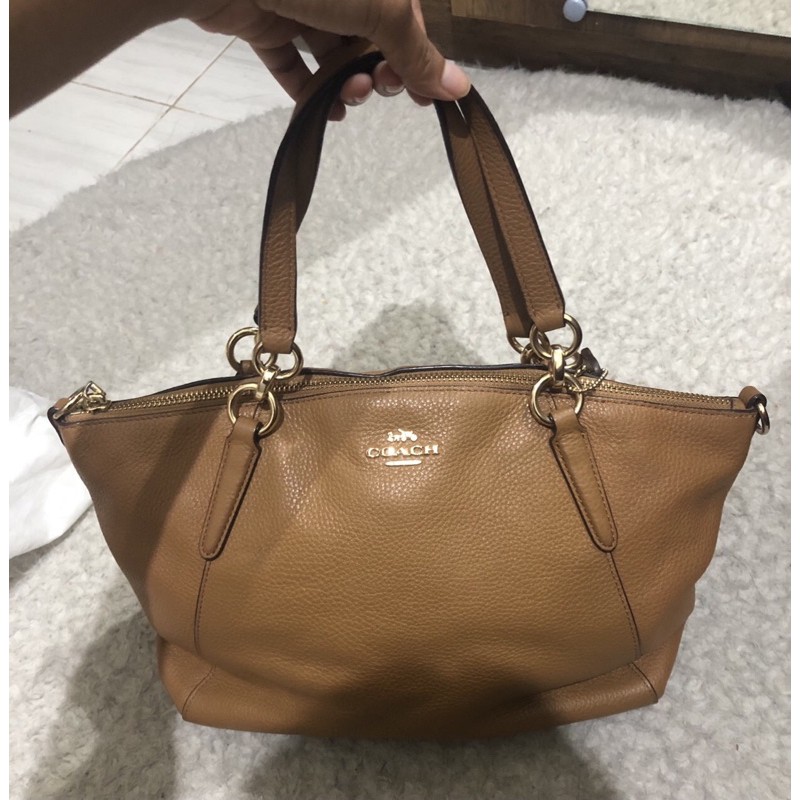 Coach small kelsey light saddle VVGC coach original coach preloved tas coach preloved coach bag