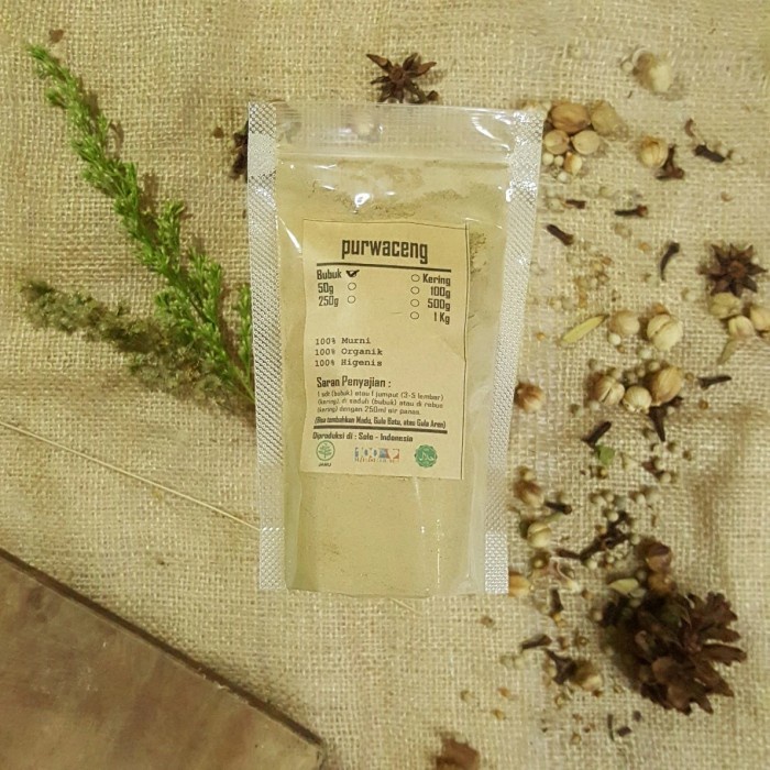 PURWOCENG BUBUK 100 GRAM - Pimpinella Pruatjan - MURNI