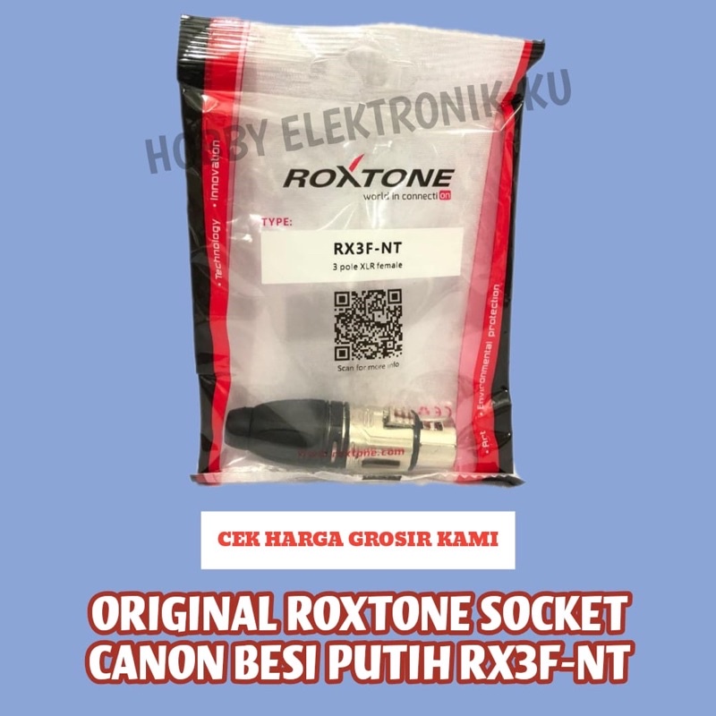 ORIGINAL ROXTONE SOCKET CANON BESI PUTIH RX3F-NT