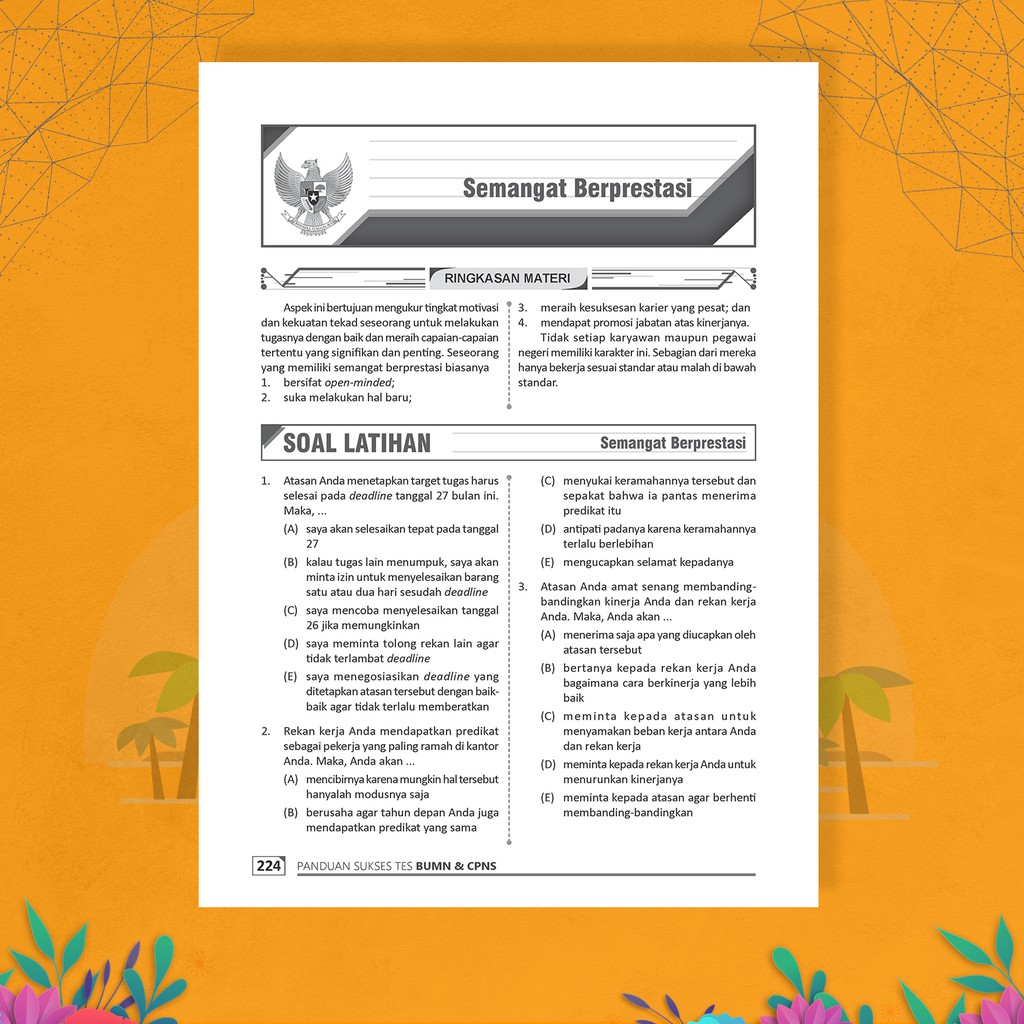 Buku Materi Soal Tes Bumn Cpns Best Score Tes Cpns 2021 Sistem Cat Dan Bank Soal Terbaru Terlengkap Shopee Indonesia