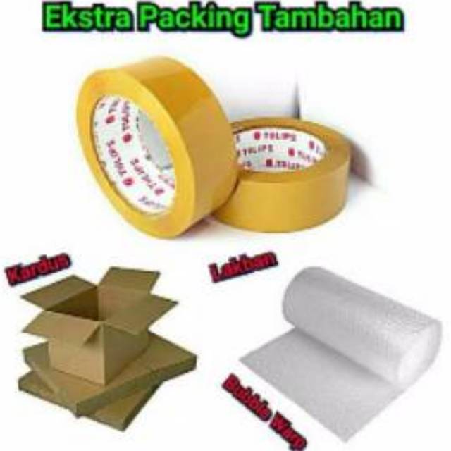 

Kardus + Bubble Wrap Pengaman Ekspedisi