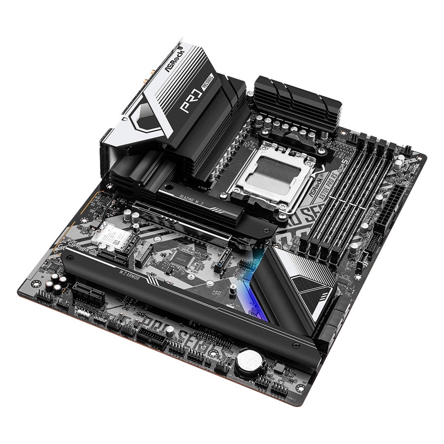 ASRock X670E Pro RS (AM5, AMD X670, DDR5, USB3.2 Type-C, SATA3)