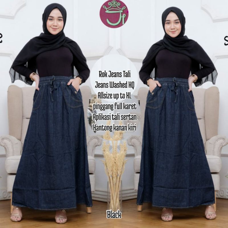Rok jeans washed //JF653-2