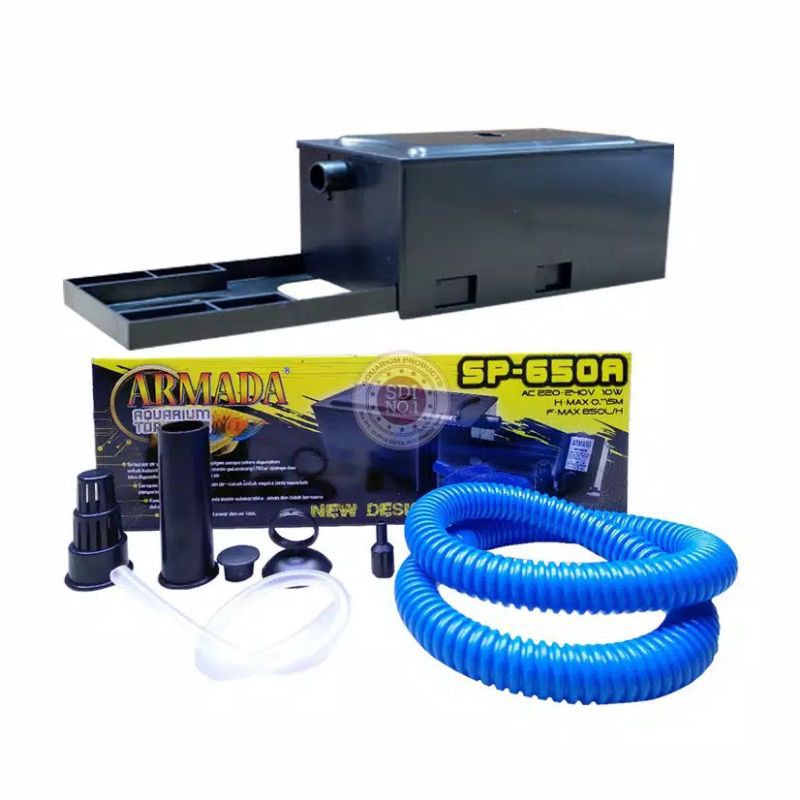 armada sp 650a 650 sp650a filter atas top lengkap aquarium aquascape