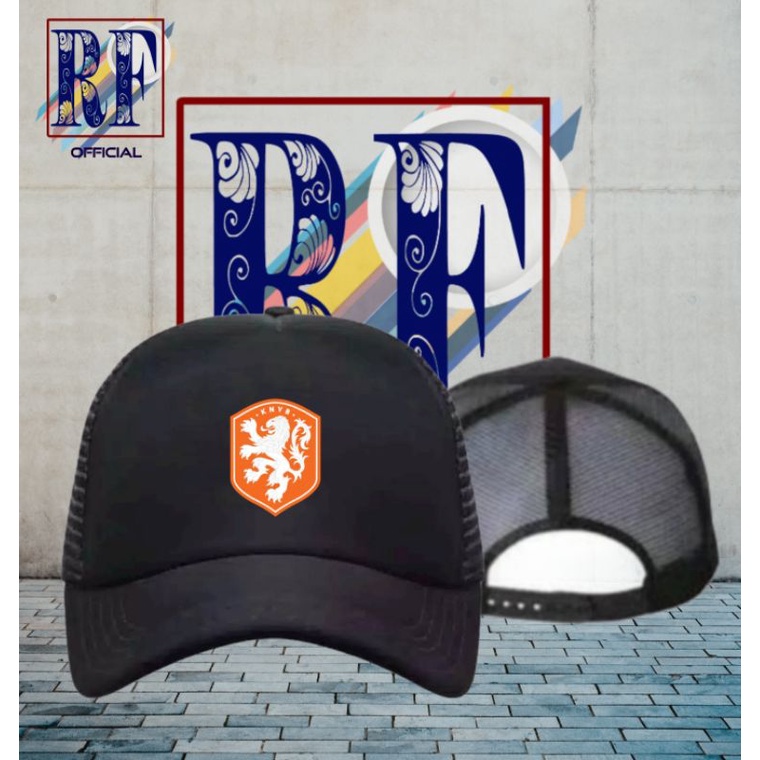 Topi Logo Netherlands Belanda Holand - Topi Trucker Murah Terlaris Best Seller | BISA COD