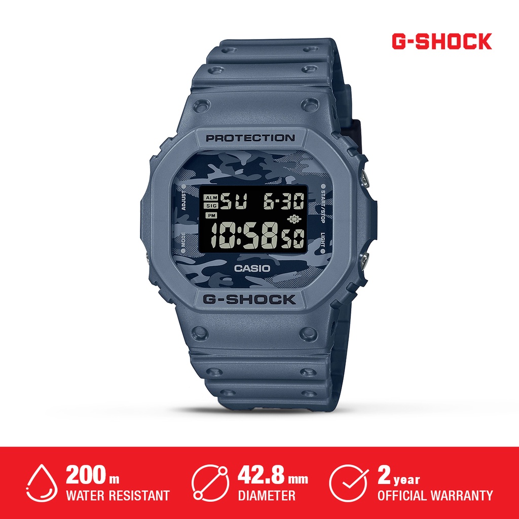 Casio G-Shock Jam Tangan Pria Digital Original DW-5600CA-2DR